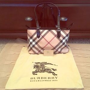 💯 Authentic Burberry Nova Check Tote